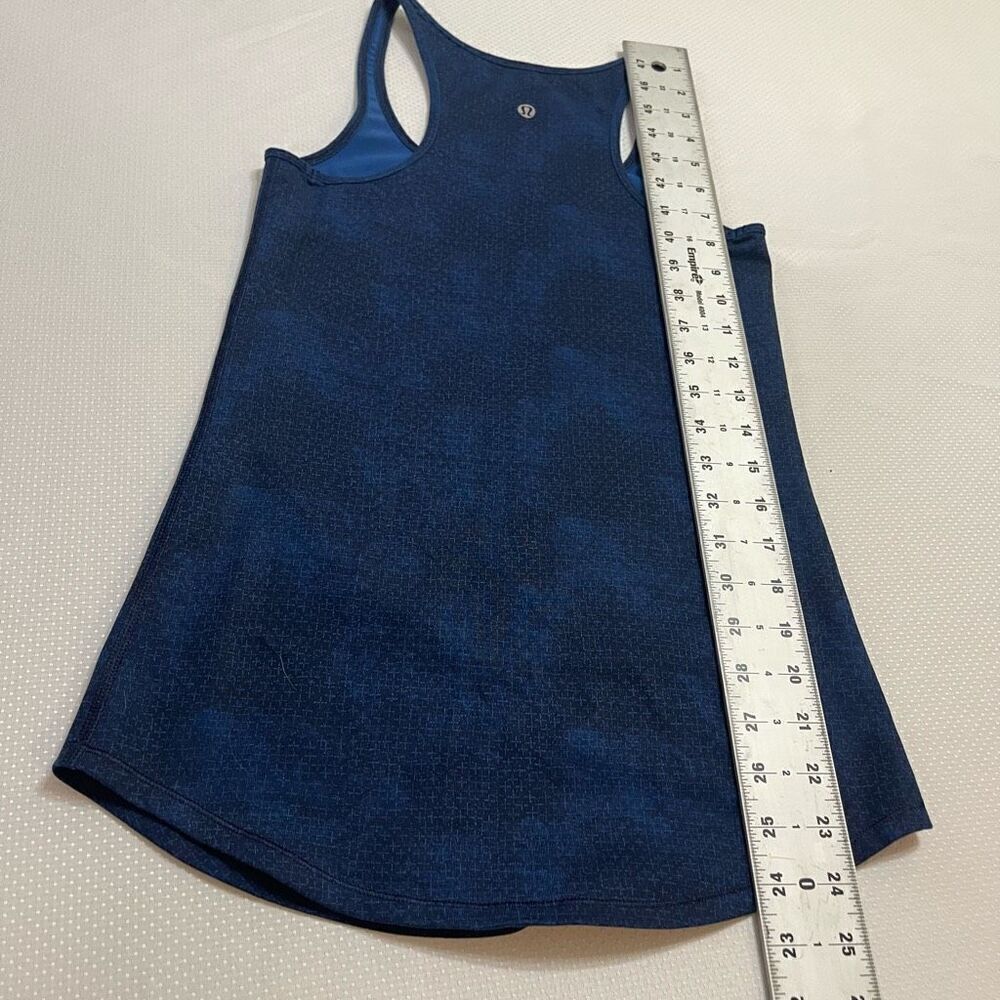 Lululemon Cool Blue Racerback Tank Top Size Small Medium See Measurements - Picture 7 of 7